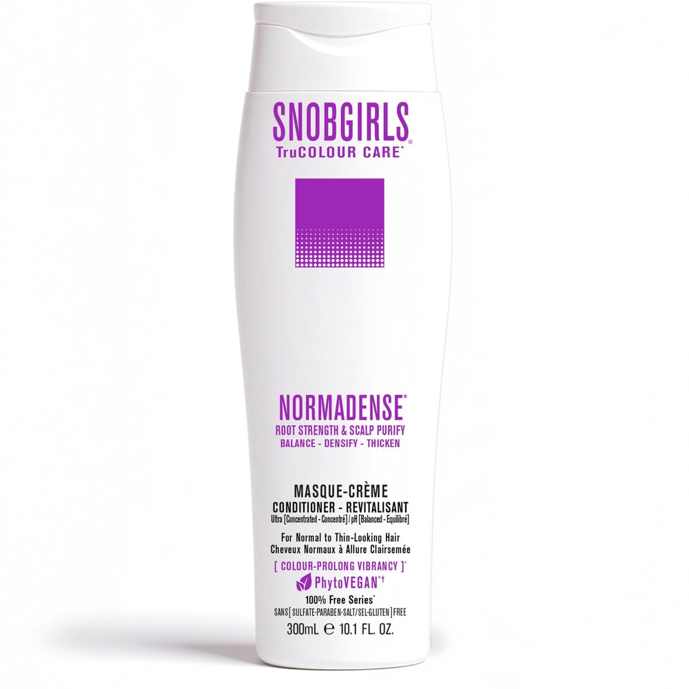 Biotin Conditioner for Thicker-Looking Hair  Lightweight Vegan Formula with Niacinamide, Argan Oil & Ceramides  For Men & Women  Color Safe  SNOBGIRLS NORMADENSE 1  10.1 fl oz