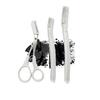 Ksvsonrvi Eyebrow Razors Sets, 2PCS Razor with Protective Cover, 1PCS Scissor, Facial Hairs Peach Fuzz Removal, Face Shavers (Clear) view 1