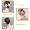 Baluue 3pcs Lazy Hair Bun Maker Butterfly Shape Hair Bun Rollers for Quick Updos Easy to Use view 4