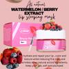 NinthAvenue Basics Six in one Lip care kit Pack consist of a Lip sleeping Mask, a Exfoliate scrub, two Hydrating sheet mask, and two exfoliate double side silicone brush for day skin, Watermelon scented view 3