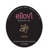 Ellovi All-Natural Body Butter - Vanilla - Pure Enough to Eat - Made With Just 6 Vegan Ingredients - Ultra-Rich 100% Plant-Based Hydrating Moisturizer For Naturally Healthy Skin (1 fl. oz/33ml) view 1