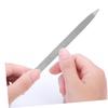 HAKIDZEL 6pcs Stainless Steel Nail Sanding File Rust Manicure Tool for Nail Art and Home Use for Fingernail Sanding and Care view 4