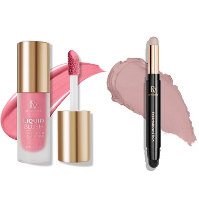 FV Liquid Blush and Cream Eyeshadow Stick, Long Lasting & High Pigmented for All Skin Types