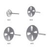 atcdfuw Stainless Steel Sanding Paper 15mm 20mm 25mm Metal Disc Disk Pedicure Burr Feet File Calluse Sandpaper Nail Drill Bit Round Disc Nail Care Tool Pedicure Tool view 4