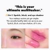 Amuse SEOUL Lips and Cheeks Healthy Balm 04 GRAPE BALM | Moisturizing, Glossy, Creamy Texture, Lightweight, Dewy Finish, Natural-looking Color, K Beauty Makeup, Vegan (1.5g / 0.05 oz) view 3
