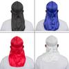 4PCS Silky Durags for Men Women 360 Waves with 1 Wave Cap, Silky Satin Durag Extra Long Tails view 4