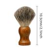 Grandslam Shaving Brush Set Pure Badger Hair Shaving Brush with Solid Wood Handle and Wooden Shaving Soap Bowl for Men Easy to Lather Fits Wet Shaving view 4