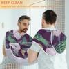 Hsnar Pineapple Fun Beard Bib Beard Hair Catcher for Men Shaving Waterproof Non-Stick Hair Catcher Grooming Cloth with 2 Suction Cups view 2