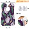 Hsnar Pineapple Fun Beard Bib Beard Hair Catcher for Men Shaving Waterproof Non-Stick Hair Catcher Grooming Cloth with 2 Suction Cups view 3