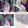 Hsnar Pineapple Fun Beard Bib Beard Hair Catcher for Men Shaving Waterproof Non-Stick Hair Catcher Grooming Cloth with 2 Suction Cups view 4