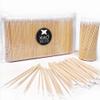600PCS Pointed Cotton Swabs -4 Inch Wood Handle Pointed Tip Head Precision Microblading Cotton Swabs for Eyebrow Eyelash Extensions, Makeup, Nail Clean, Tattoo Permanent Supplies, view 1