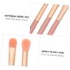 IWOWHERO 1set Mini Makeup Brush Set Soft Bristles and Pouch Face Beauty Tools for Effortless Application for Travel and Everyday Use view 2