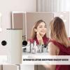 awakentti Makeup Brush Holder with Lid, Automatic Lifting Cosmetic Tools Organizer Dustproof Makeup Organizer, Makeup Storage, Waterproof Makeup Brushes Storage for Bathroom Living Room Bedroom view 3