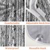 Hsnar Shark Pattern Art Beard Bib Beard Hair Catcher for Men Shaving Waterproof Non-Stick Hair Catcher Grooming Cloth with 2 Suction Cups view 4