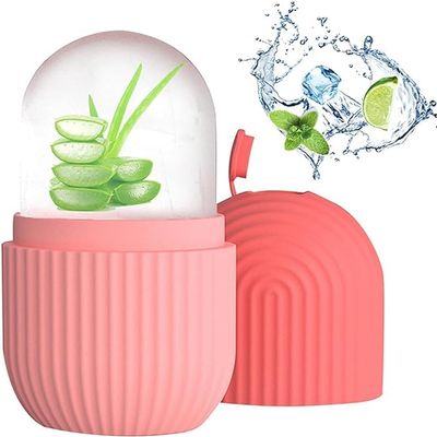 BLACK FERATHER Ice Roller for Face | Ice Roller for Face Massager | Face Ice Roller for Men & Women | Ice Cube Roller for Glowing Skin & Puffy Eyes | Reusable & Unbreakable