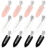 12-Pack No-Crease Hair Styling Clips, Duck Bill Alligator Barrettes for Hair Sectioning, Salon-Quality Hairstyling for Bangs, Waves, Women, and Girls view 1