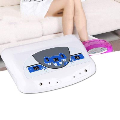 Foot Bath Detox Machine, Pedicure Spa Machine, Professional Dual Foot Massager Ionic Detox Foot Spa Chi Clean Machine with Rows of MP3 Music Players