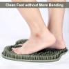 BESKAR Shower Foot Scrubber Mat with Non-Slip Suction Cups, Foot Spa Brush for Cleaning & Exfoliating Your Feet No Bend, Foot Points Reflexology Mat for Relax Your Feet view 2