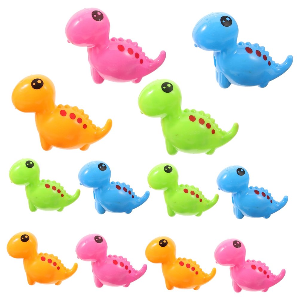 12pcs Cartoon Dinosaur Handheld Pencil Sharpener Portable Pencil Sharpeners for Colorful Stationery Supplies Ideal for School and Office Use