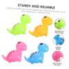 12pcs Cartoon Dinosaur Handheld Pencil Sharpener Portable Pencil Sharpeners for Colorful Stationery Supplies Ideal for School and Office Use view 2