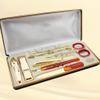 8/10pcs Stainless Steel Manicure Set Nail Care Tools Pedicure Nail Clipper Kit with Mini Finger Nail Cutter Clipper File Scissor (Size : 8PCS) view 1