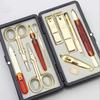 8/10pcs Stainless Steel Manicure Set Nail Care Tools Pedicure Nail Clipper Kit with Mini Finger Nail Cutter Clipper File Scissor (Size : 8PCS) view 3
