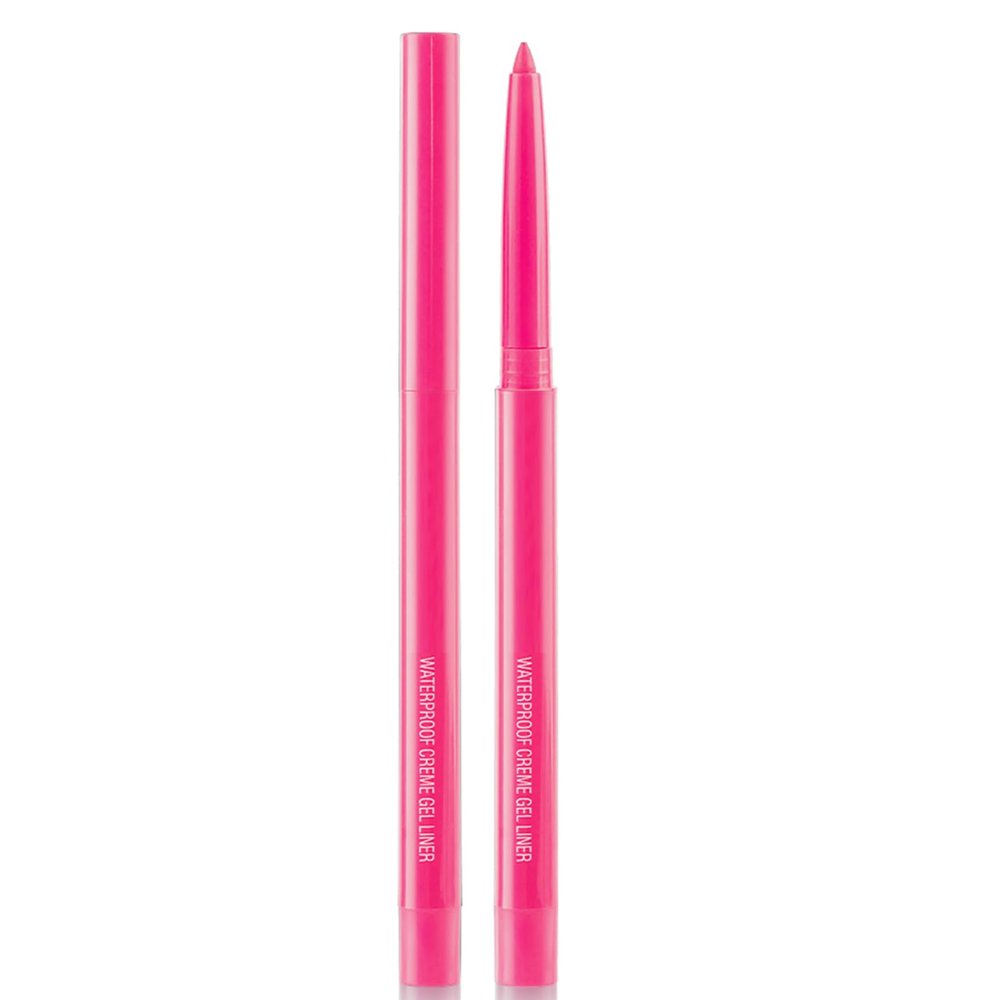 DekRion Eyeliner Pencil, Waterproof Eyeliner Long-lasting, Rose-red Eye Liner, High-Pigmented Colorful Eyeliners Easy To Use Eye Liner Pen for Women, Rose-red