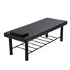 PayLessHere Metal Frame Massage Table Stationary Massage Bed 75" L 30" W 4" THK Memory Foam Layer Heavy Duty Stationary Physical Therapy Bed for Spa Footmassage Facial CareSpa Tattoo view 1