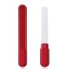 YUXIANLB 1Pcs Glass Nail File with Case, Double Sided Nail Files for Natural Nails and Acrylic Nails, Professional Crystal Salon Beauty Nail File and Buffer Christmas Gift for Women and Girls (Red) view 1