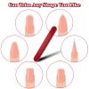 YUXIANLB 1Pcs Glass Nail File with Case, Double Sided Nail Files for Natural Nails and Acrylic Nails, Professional Crystal Salon Beauty Nail File and Buffer Christmas Gift for Women and Girls (Red) view 4