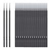 100 Pack Disposable Micro Brush Applicator Swabs for Eyelash Extension Lash Extensions - Suitable for Cosmetic Cleaning and Applying (Black) view 1