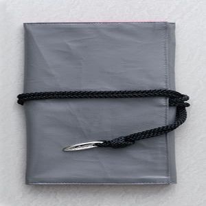 BISYODO Braided String Brushes Case - Gray/Pink