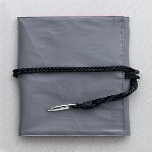 BISYODO Braided String Brushes Case - Gray/Pink