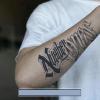 MOQNISE Herbal Tattoo Stickers Waterproof And Long-Lasting Men'S Floral English Letters Arm Half Arm Japanese Semi-Permanent Stickers, 11x18cm view 3