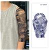 MOQNISE 2 pcs Juice Herbal Tattoo Sticker, Indestructible, Waterproof, Non-Reflective, Lasting 15 Days For Men And Women, 19x32cm view 3