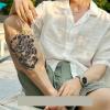 MOQNISE 5 pcs Tiger Head Tattoo Waterproof Semi-Permanent Long-Lasting Men'S Arm Chest Back Tattoo Sticker, 11x18cm view 3