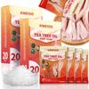 XIWEIOO 40 Pack Tea Tree Oil Foot Soak with Epsom Salt Lavender Foot Soak Salts for Dry Cracked Feet Soaker  Pedicure Supplies Foot SpaToenail Athletes Foot, Foot Odor Scent, Softens Calluses view 1