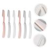 MAGICLULU 6pcs Foldable Eyebrow Razors Brow Trimmer for Men Women Lightweight Facial Hair Shaper Easy Grip Design for Precise Eyebrow Grooming view 4
