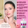 Advanced Clinicals Bulgarian Rose Anti Aging Cream + Vitamin C Brightening Body Oil Set view 4