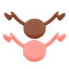 atcdfuw Smile Corrector Maker For Smile Flexible Fitness Exerciser Face Lift Jaw Workout Beauty Exercise Device Face-lift Smile Exerciser Tool, Coffee view 2