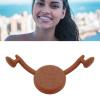 atcdfuw Smile Corrector Maker For Smile Flexible Fitness Exerciser Face Lift Jaw Workout Beauty Exercise Device Face-lift Smile Exerciser Tool, Coffee view 3