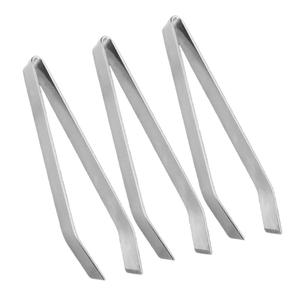 Beaupretty 3pcs Professional Fish Bone Clip Hair Remover Stainless Steel Tweezers Tip for Easy Bone Removal Dishwasher Safe for Easy Cleaning