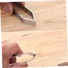 Beaupretty 3pcs Professional Fish Bone Clip Hair Remover Stainless Steel Tweezers Tip for Easy Bone Removal Dishwasher Safe for Easy Cleaning view 2