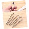 Beaupretty 3pcs Professional Fish Bone Clip Hair Remover Stainless Steel Tweezers Tip for Easy Bone Removal Dishwasher Safe for Easy Cleaning view 4