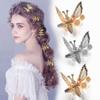 10Pcs 3D Movable For Butterfly Shaped Hair Clips Metal Hollow Metallic Flying For Butterfly Barrettes Kit Hair Accessories Wo view 2