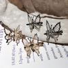 10Pcs 3D Movable For Butterfly Shaped Hair Clips Metal Hollow Metallic Flying For Butterfly Barrettes Kit Hair Accessories Wo view 4