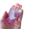 Novelty Fish Hair Clip,Acetate Hair Clip,Small Claw Clip for Women,Purple, 1 Count (Pack of 1) view 3