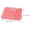 CORHAD Inflatable Seat Cushion with Suction Cup Ergonomic Design for Bathtub Travel Compact Comfortable Water Injection Cushion for Home Use Hotels view 3