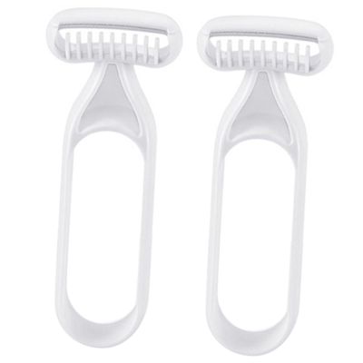 Beaupretty 2pcs Women Body Hair Trimmer for Armpit and Leg Hair Removal Manual Precision Blades Safe and Portable Remover Tool