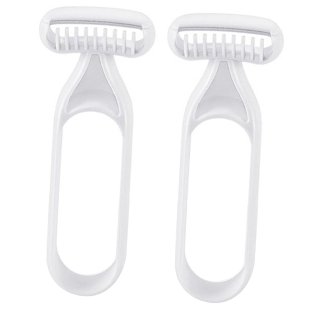 Beaupretty 2pcs Women Body Hair Trimmer for Armpit and Leg Hair Removal Manual Precision Blades Safe and Portable Remover Tool
